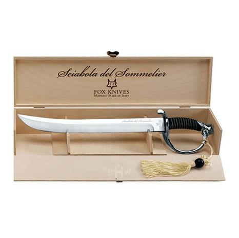Fox Knives 16 Sciabola Del Sommelier Silver Champagne Sabre - Blade HQ