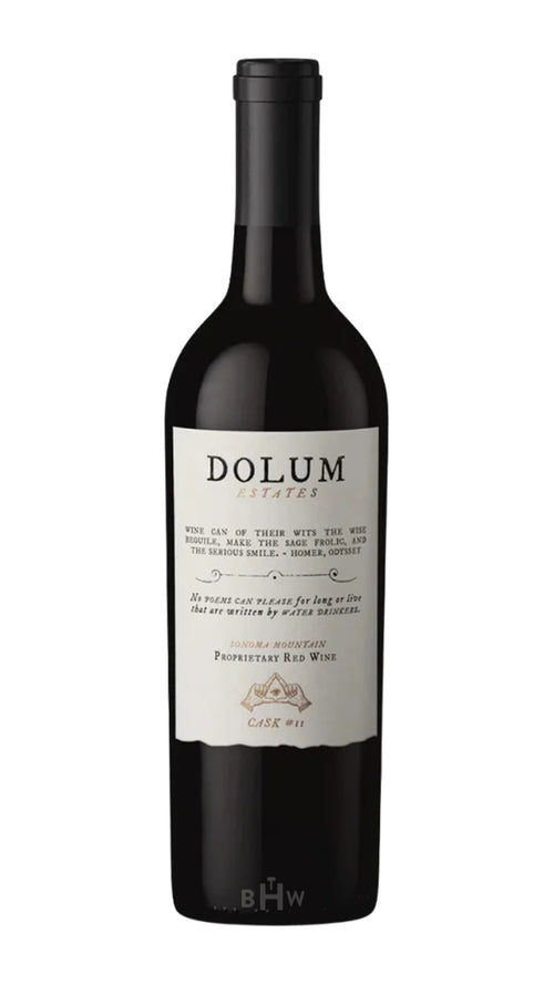 2018 Dolum Estates Cask No.11 Proprietary Red Sonoma Mountain