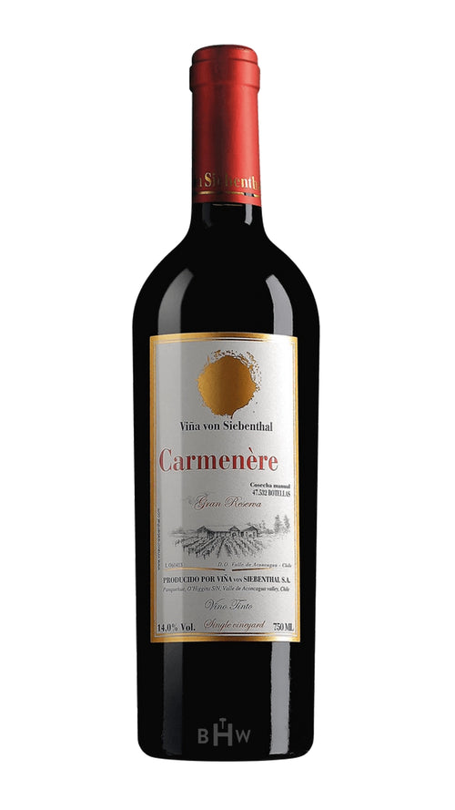 2018 Vina Von Siebenthal Carmenere