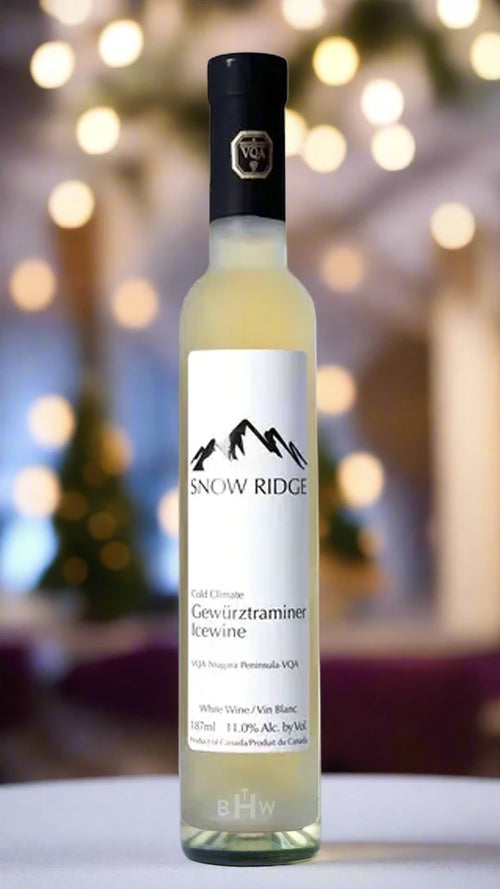 2019 Snow Ridge Gewurztraminer Niagara Peninsula Canada Icewine 187ML