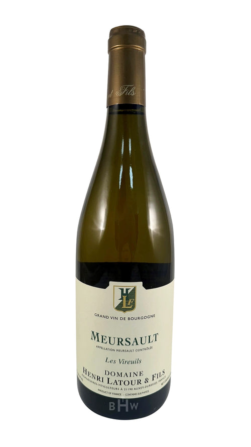 2022 Domaine Henri Latour Et Fils Meursault Les Vireuils