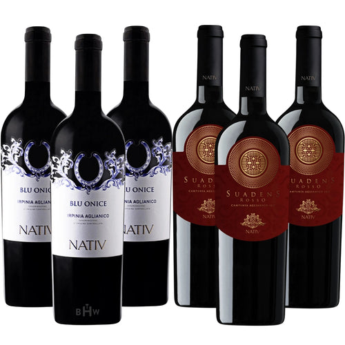 98 & 99 Point Aglianico from Southern Italy 6pk Sampler 6x750ml