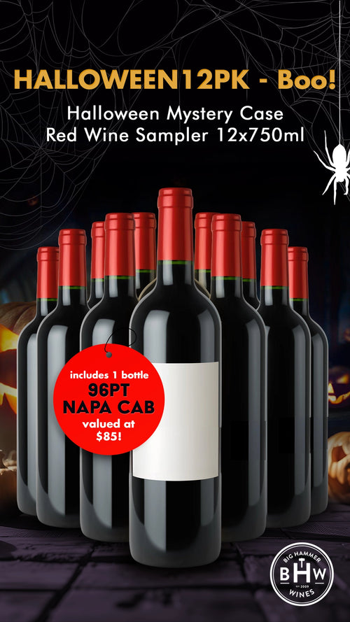 Boo! Halloween Mystery Case Red Wine Sampler 12x750ml