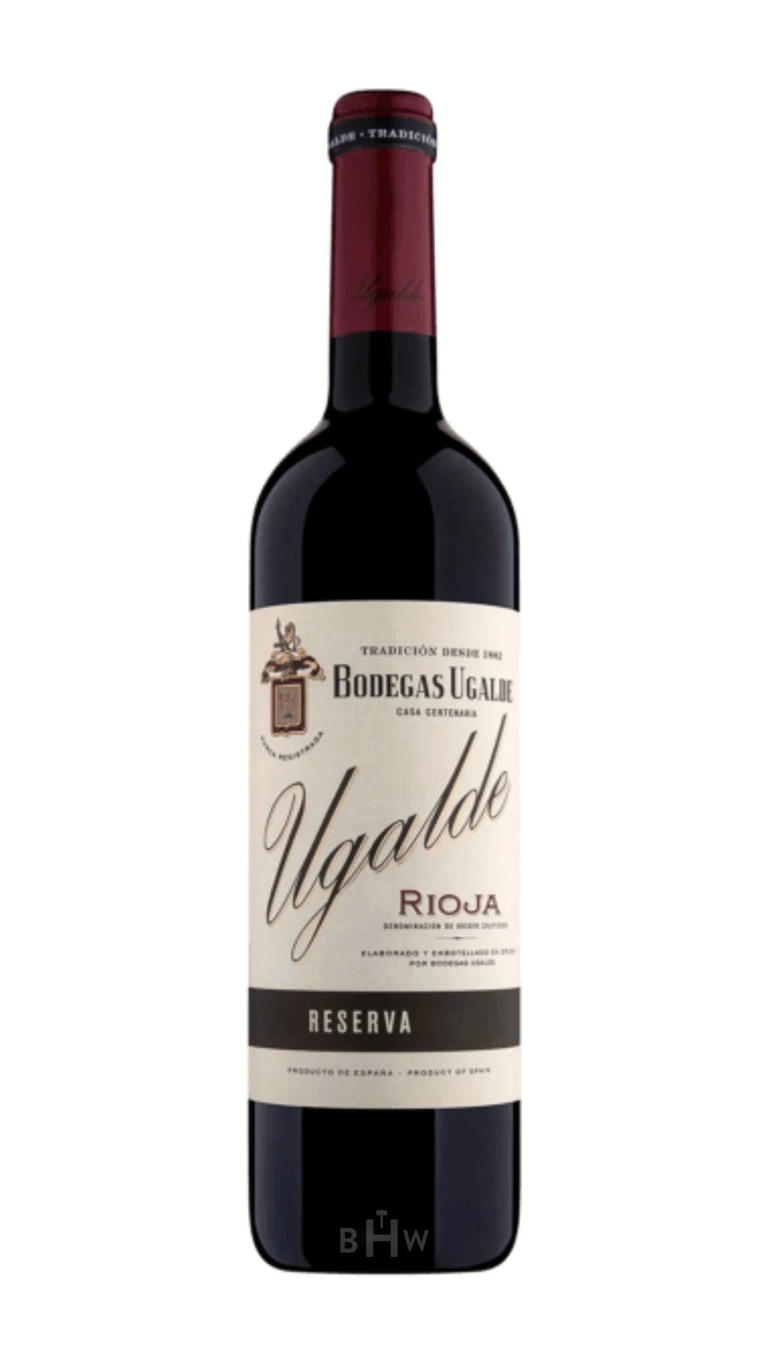 2016 Bodegas Ugalde Rioja Reserva