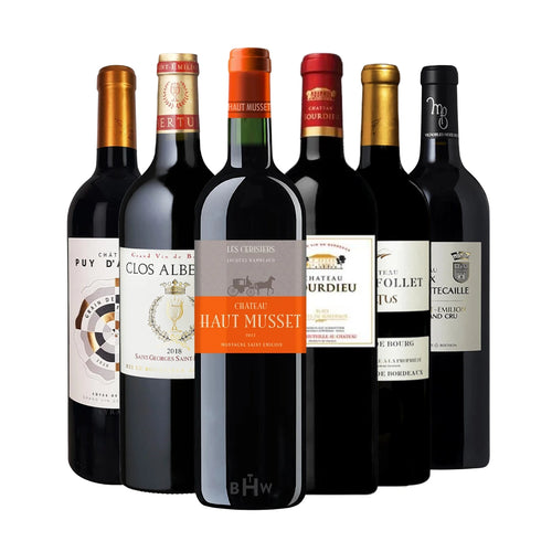 Best Bordeaux 6pk Sampler for Beginners 6x750ml