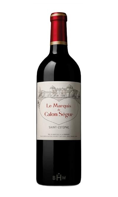 2019 Chateau Calon-Segur 'Marquis de Calon' Saint-Estephe