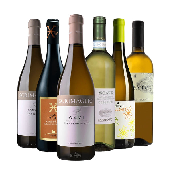 Summer Sippers: Italian White Wine Sampler 6x750ml - Bighammerwines.com