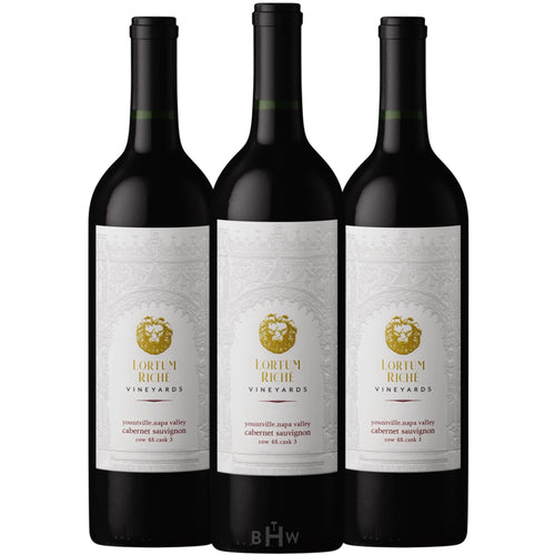 Lortum Riche Vineyards 3pk Sampler Row 48 Cask 9 Cabernet Sauvignon Napa Valley 3x750ml