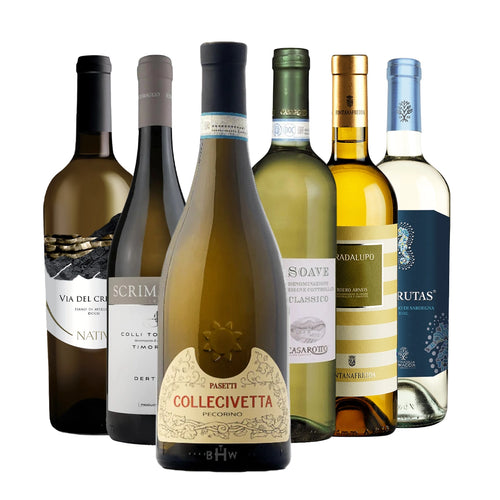 Our Best White Wines in One Perfect 6pk Sampler 6x750ml