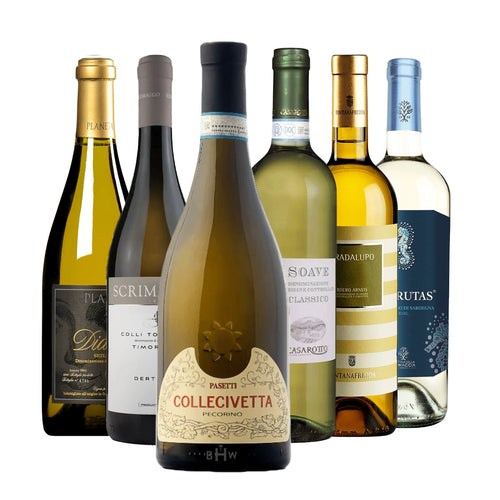 Our Best White Wines in One Perfect 6pk Sampler 6x750ml