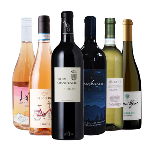 Sommelier Picks: Red, White & Rosé 6pk Sampler 6x750ml