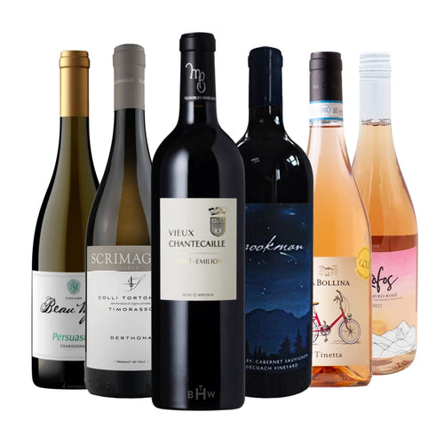 Sommelier Picks: Red, White & Rosé 6pk Sampler 6x750ml