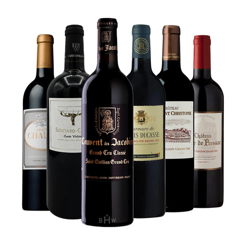 The Best of Saint-Emilion Grand Cru 6pk Sampler 6x750ml