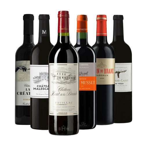 The Ultimate Bordeaux Battle: Left vs. Right Bank 6-Pack