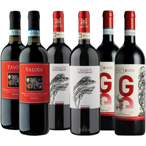 Tuscany vs. Umbria: A Must-Have 6-Pack for Italian Wine Lovers 6x750ml