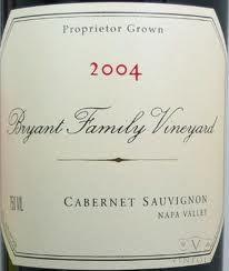 bighammerwines.com Red 2004 Bryant Family Cabernet Napa Valley 95-97 WA