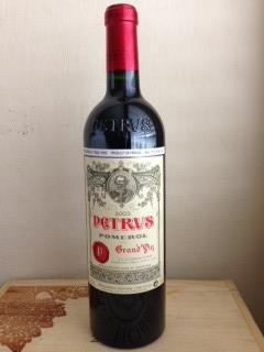 bighammerwines.com Red 2003 Petrus  WA95+